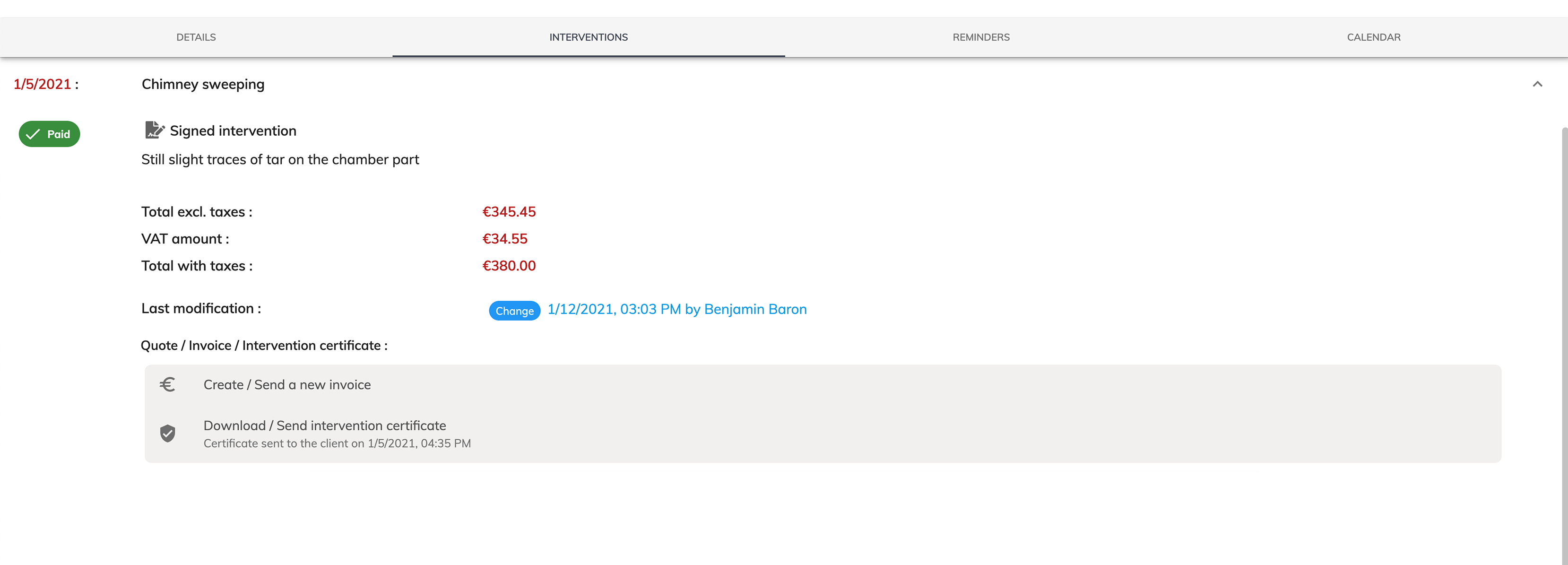 Planisfaire - generate quotes, invoices and intervention certificates