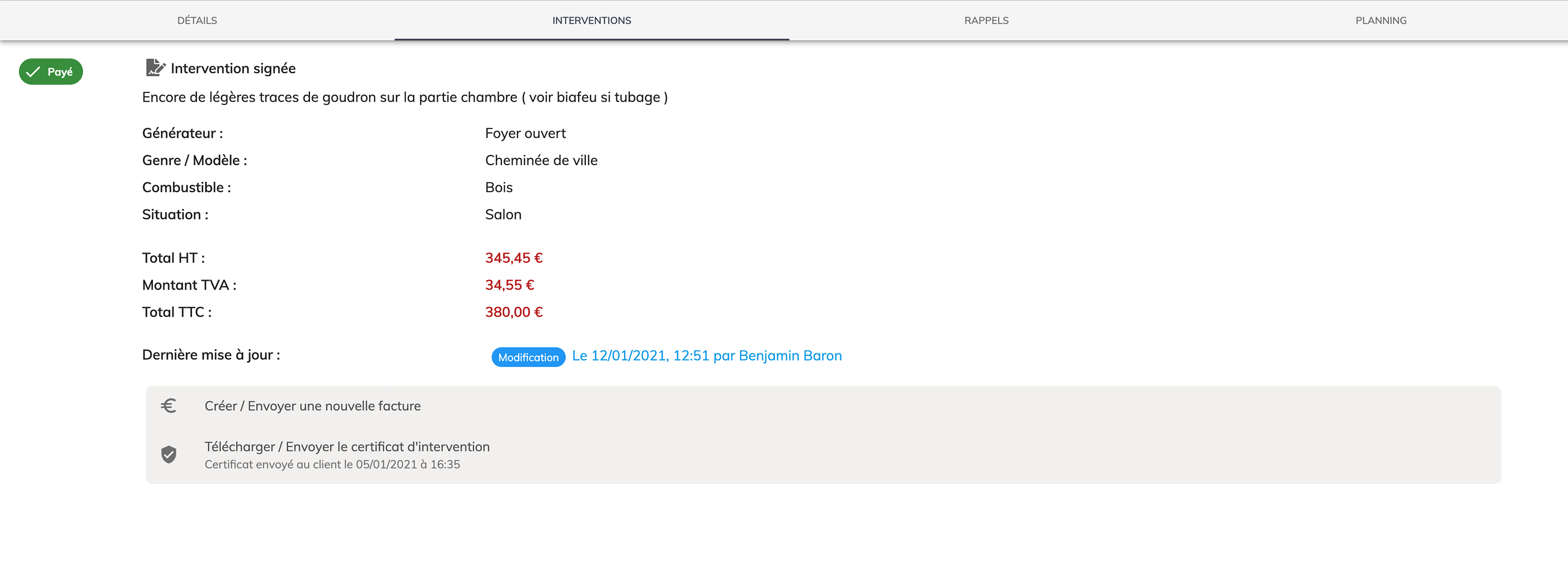 Planisfaire - Générez devis, factures et certificats d'interventions